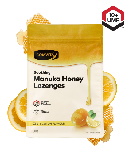 Comvita Manuka Honey Lozenges with Propolis - Lemon Flavour 500g