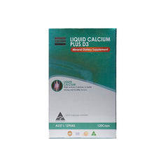 Costar Liquid Calcium plus D3 / 120 Capsules (Exp date: 09/2024)
