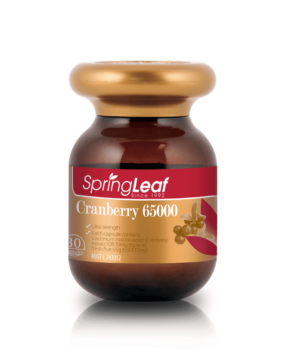 Spring Leaf Cranberry 65000 30 Capsules