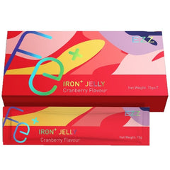 EZZ Iron + Jelly Cranberry Flavour Sachets 15g x 7 ON SPECIAL