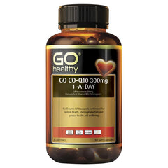 Go Healthy CoQ10 300mg + vit D3 1000IU 90 Capsules
