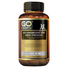 Go Healthy Magnesium 800 High Strength 120 Vege Capsules
