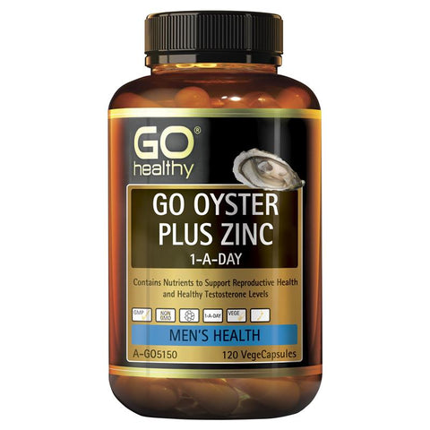 Go Healthy Oyster Plus Zinc 120 Vege Capsules