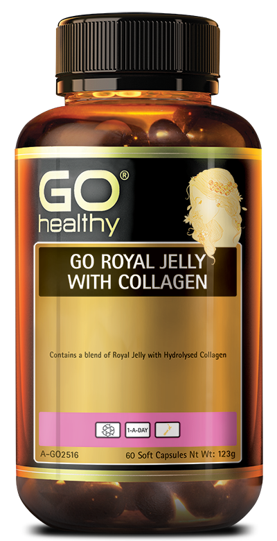 Go Healthy Royal Jelly with Collagen 60 Soft Capsules
