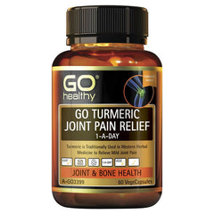 Go Healthy Turmeric Joint Pain Relief 1 A Day 60 Vege Capsules