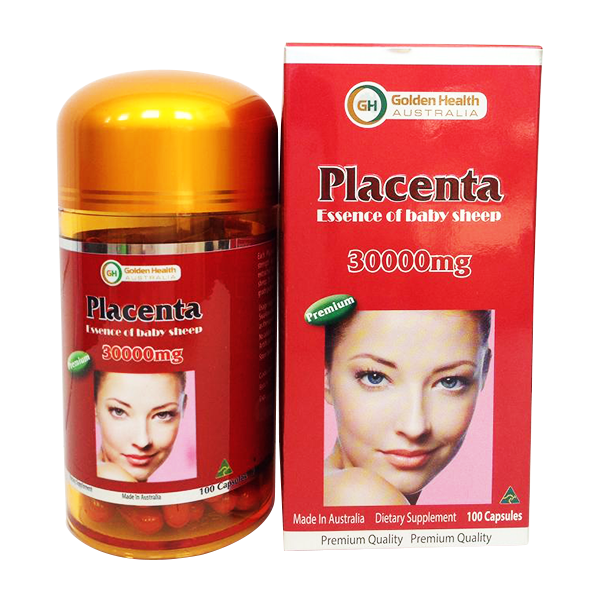 Golden Health Sheep Placenta 30000mg 100 Capsules