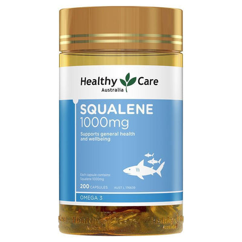 Healthy Care Squalene 1000mg 200 Capsules