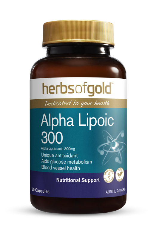 Herbs of Gold Alpha Lipoic 300 / 60 Capsules