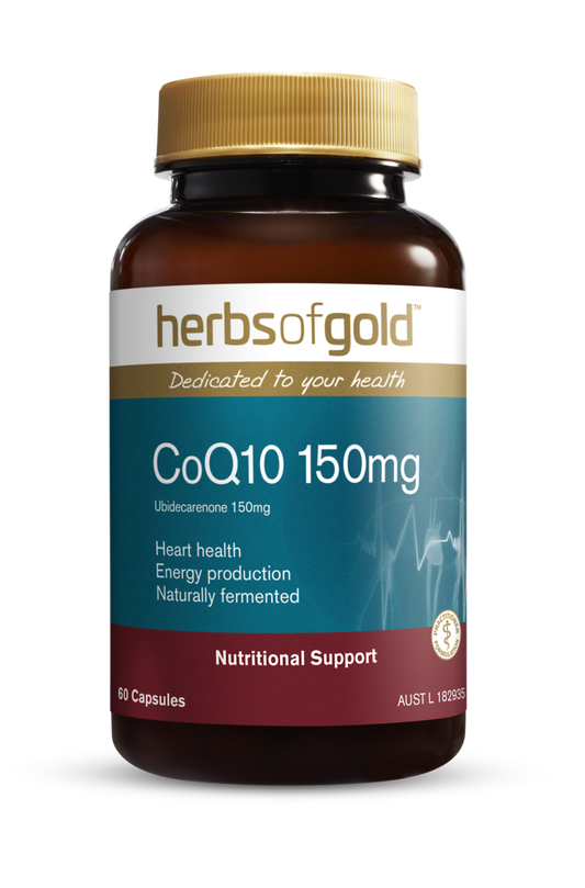 Herbs of Gold CoQ10 150mg 60 Capsules