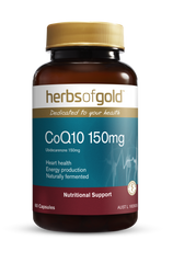 Herbs of Gold CoQ10 150mg 60 Capsules