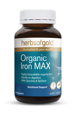 Herbs of Gold Organic Iron MAX / 30 capsules