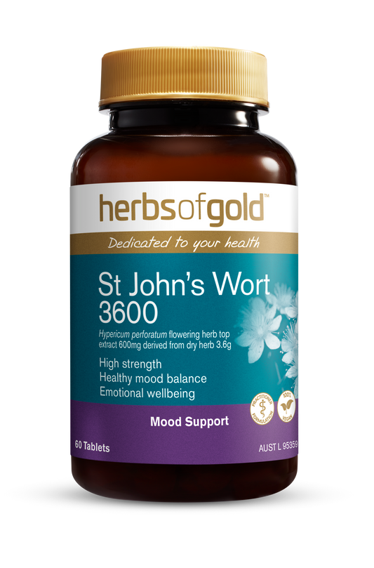 Herbs of Gold St John's Wort 3600 / 60 Tablets