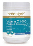 Herbs of Gold Vitamin C 1000 Plus 120 Tablets