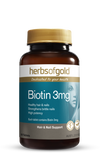 Herbs of Gold Biotin 3mg 60 Tablets