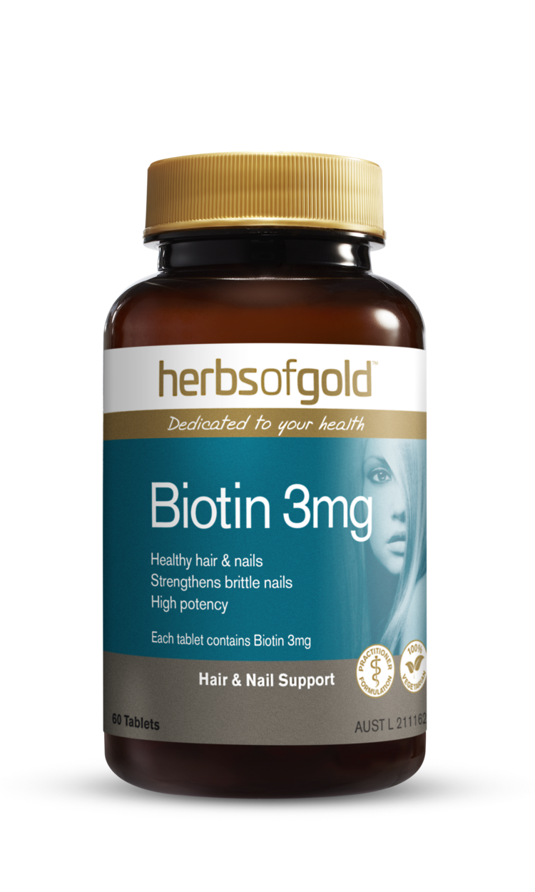 Herbs of Gold Biotin 3mg 60 Tablets
