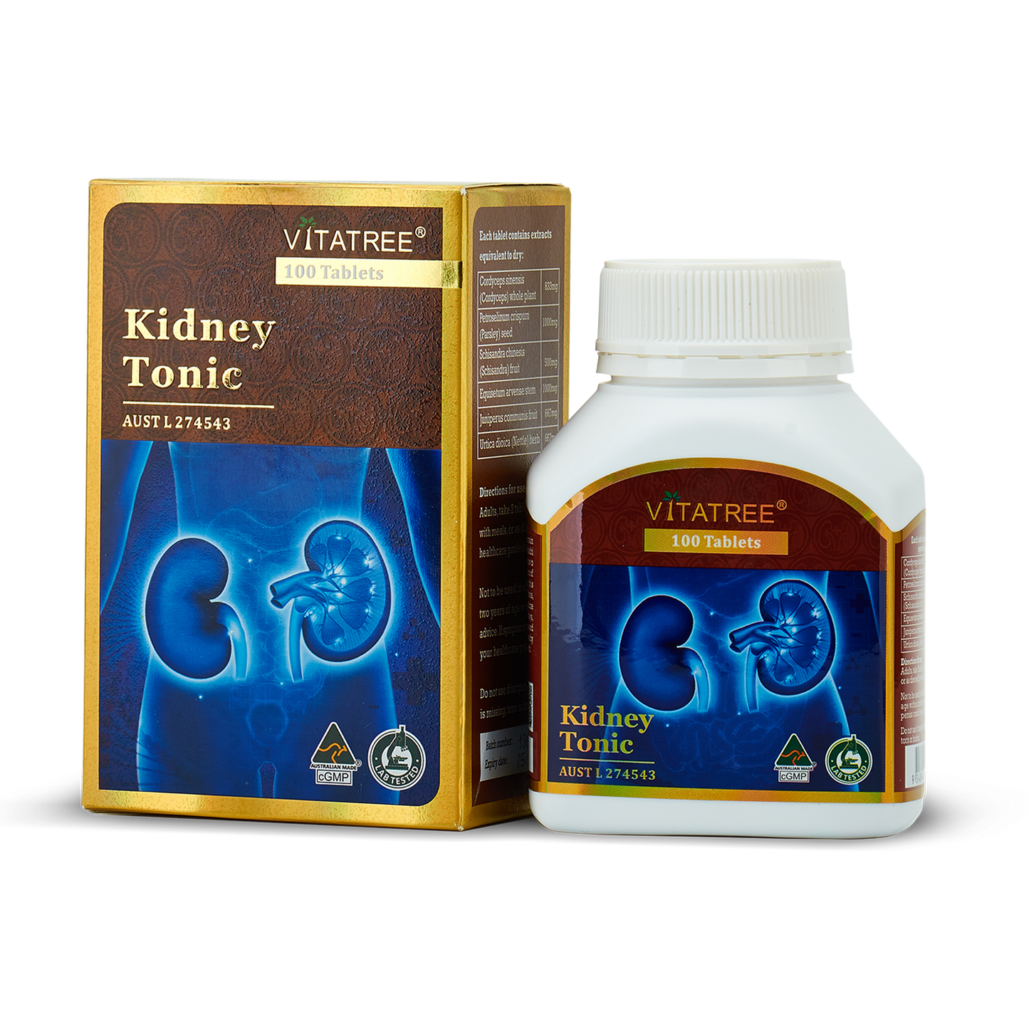 Vitatree Kidney Tonic / 100 Tablets