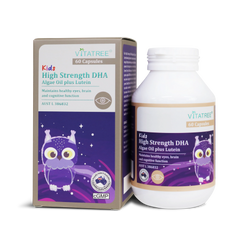 Vitatree Kids High Strength DHA Algae Oil plus Lutein 60 Capsules