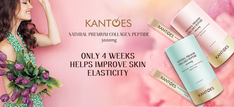 Kantoes Natural Premium Collagen Peptide 2800mg Peach Flavour