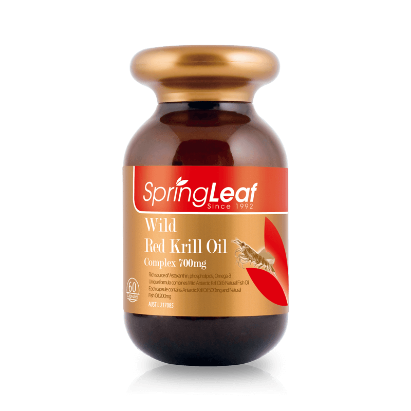 Spring Leaf Wild Red Krill Oil Complex 700mg 60 Capsules
