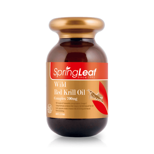 Spring Leaf Wild Red Krill Oil Complex 700mg 60 Capsules