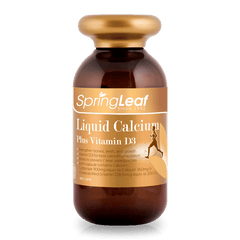 Spring Leaf Liquid Calcium Plus Vitamin D3 200 Capsules