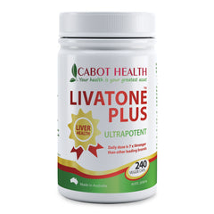 Cabot Health LivaTone Plus With Turmeric 240 Capsules