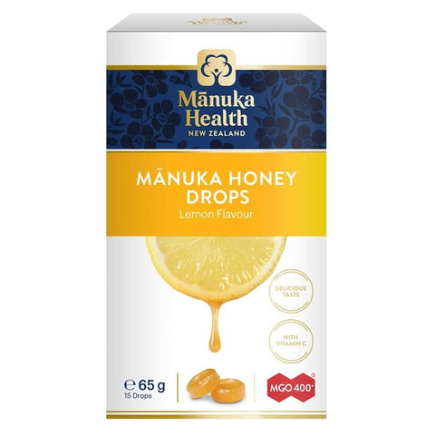 Manuka Health Manuka Honey Drops MGO 400+ Lemon Flavour 15 drops