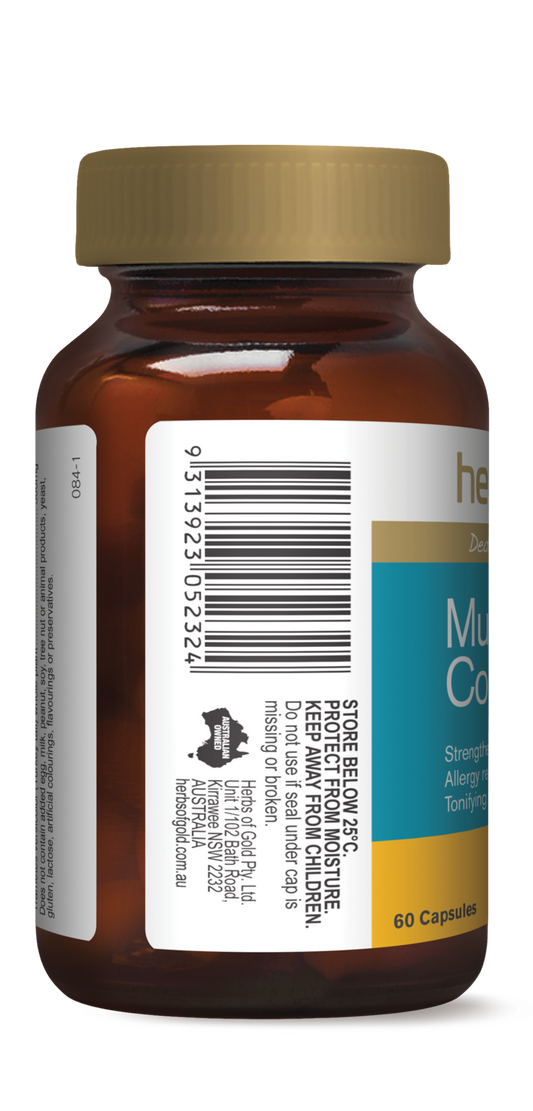 Herbs of gold Mushroom 5 Complex 60 Capsules