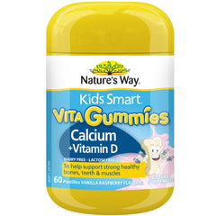 Nature's Way Kids Smart Vita Gummies Calcium + Vitamin D 60 Pastilles