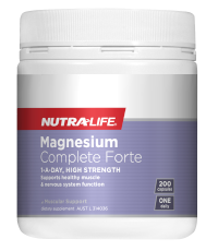 Nutralife Magnesium Complete Forte / 200 Capsules (Exp date: 24/09/2022)