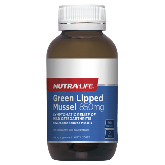 Nutralife Green Lipped Mussel 850mg 90 Capsules