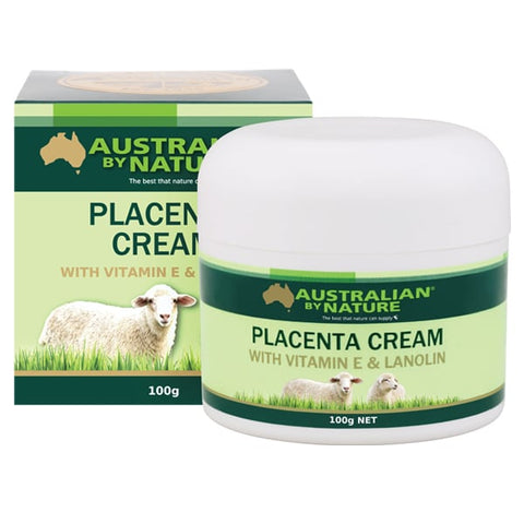 Australian by Nature Placenta Cream with Vitamin E & Lanolin 100g