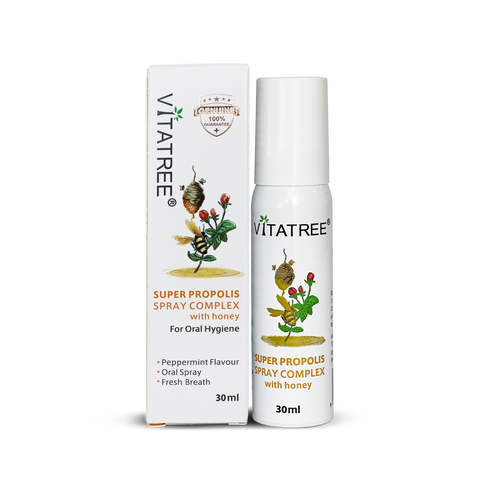 Vitatree Siêu Keo Xịt phức tạp với mật Ong 25 ml