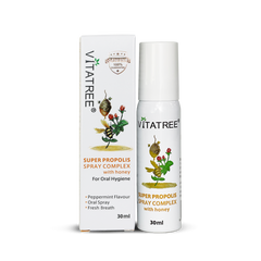 Vitatree Siêu Keo Xịt phức tạp với mật Ong 25 ml