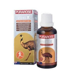 Purarose Emu X Extra Heat 5 in 1 Emu Oil 50ml