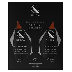 Qsilica Skin, Hair and Nails Original Silica Twin Pack Liquid (2 x 500ml)