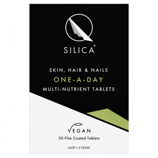 Qsilica Skin, Hair & Nails ONE-A-DAY Multi-Nutrient 30 Tablets (Exp date: 11/2022)