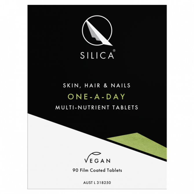 Qsilica Skin, Hair & Nails ONE-A-DAY Multi-Nutrient 90 Tablets