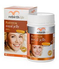 Rebirth Life Platinum Royal Jelly 1,000mg 60c