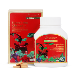 Vitatree Super Iron Chewable / 90 Tablets (Exp date: 10/2022)