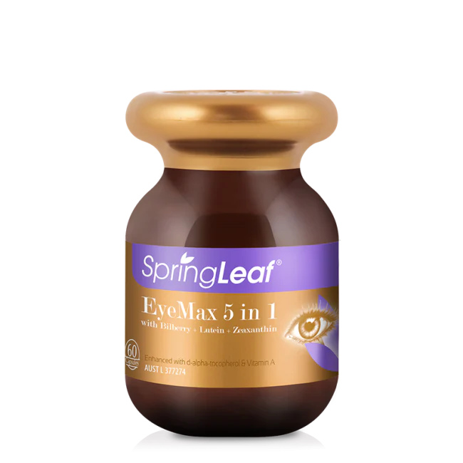 Springleaf Eye Max 5 in 1 with Bilberry & Lutein & Zeaxanthin 60 Capsules