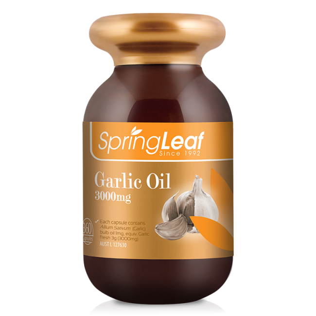 Spring Leaf Garlic Oil 3000mg/360 Capsules
