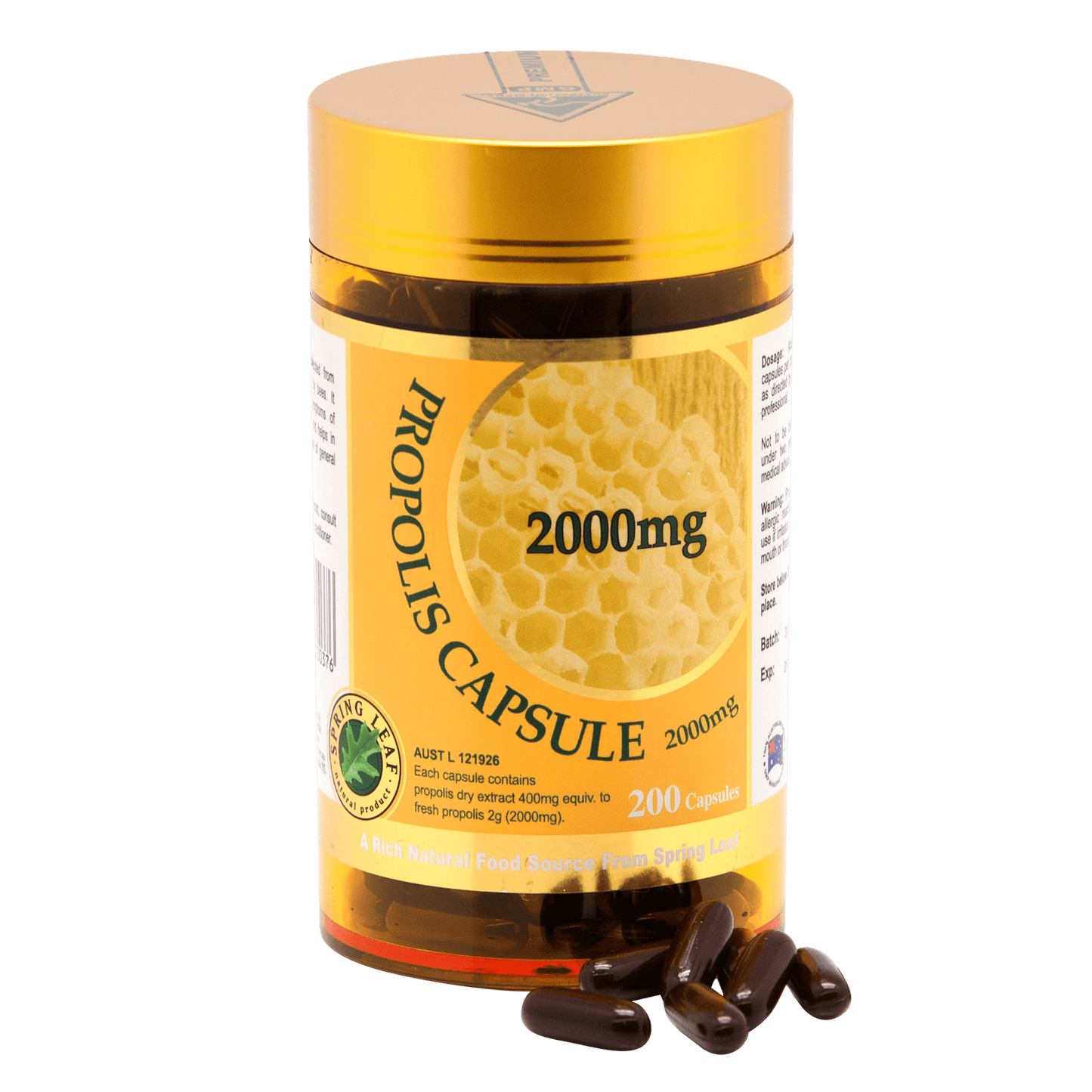 Spring Leaf Propolis 2000mg Australia 200 Capsules