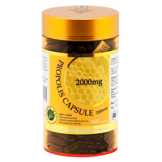 Spring Leaf Propolis 2000 mg 365 Capsules