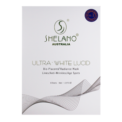 Shelano Ultra White Lucid Bio-Placenta Radiance Mask - 6 Masks