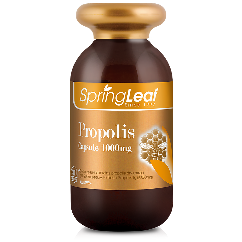 Spring Leaf Propolis 1000mg 400 Capsules (Premium)