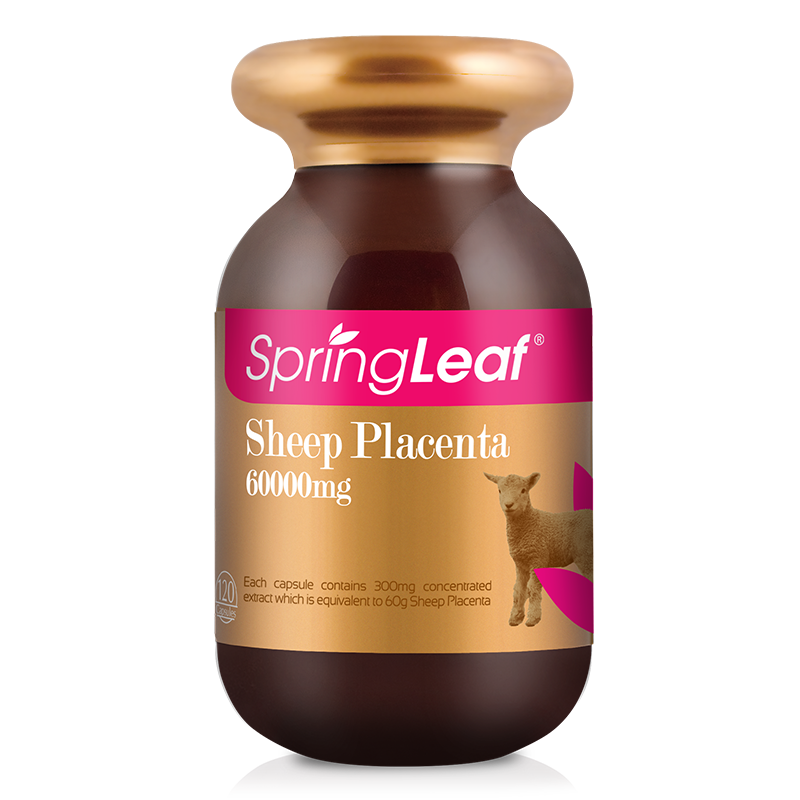 Spring Leaf Sheep Placenta 60000mg 120 Capsules