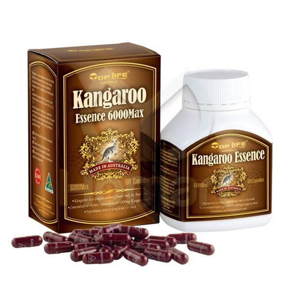 Top Life Kangaroo Essence 6000 Max - 100 Capsules (Exp date: 10/2025)