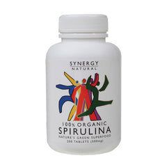 Synergy Natural Organic Spirulina 200 Tablets