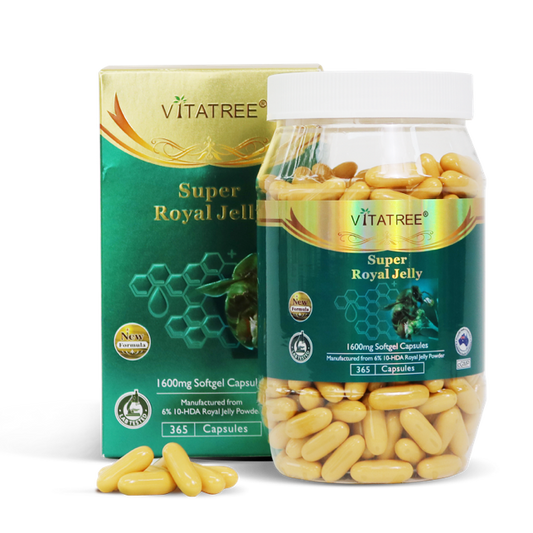 Vitatree Super Royal Jelly Australia 1600mg / 365 Softgel Capsules